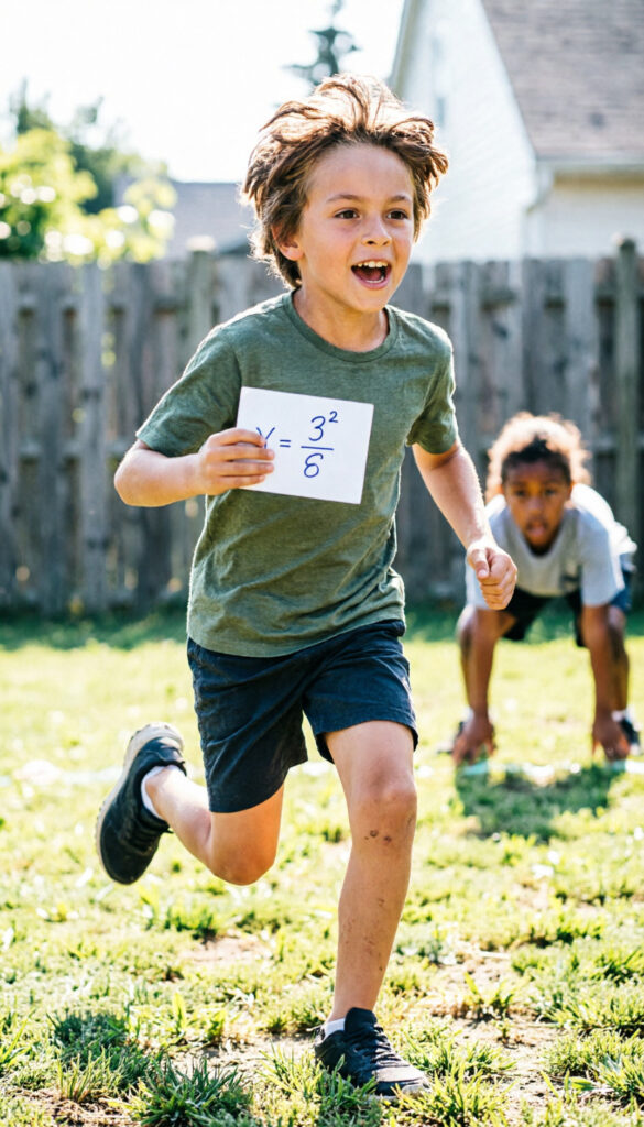 Math Relay Races