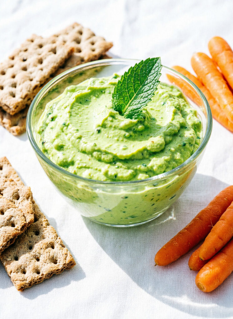 Sweet Pea and Mint Dip