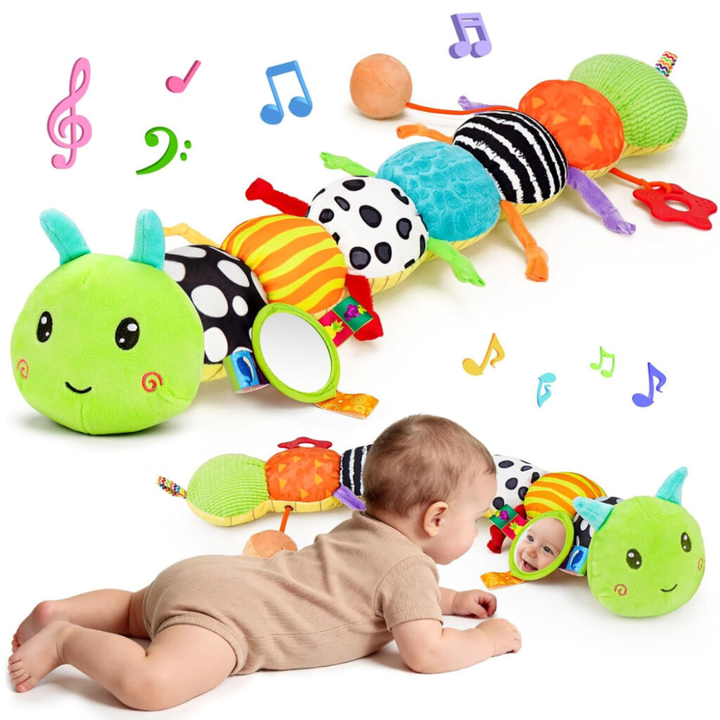 Plush Musical Toy With Dangling Parts