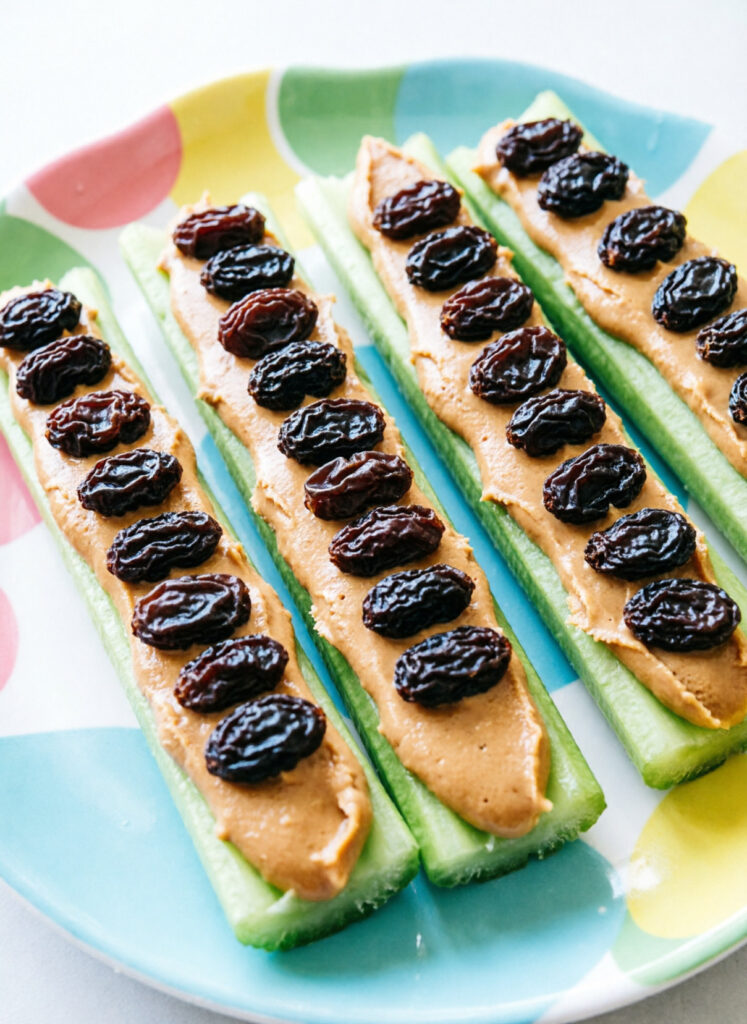 Carrot and Celery Ants on a Log