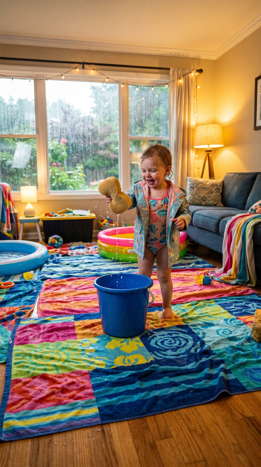 Indoor Backup Plan with Water Games