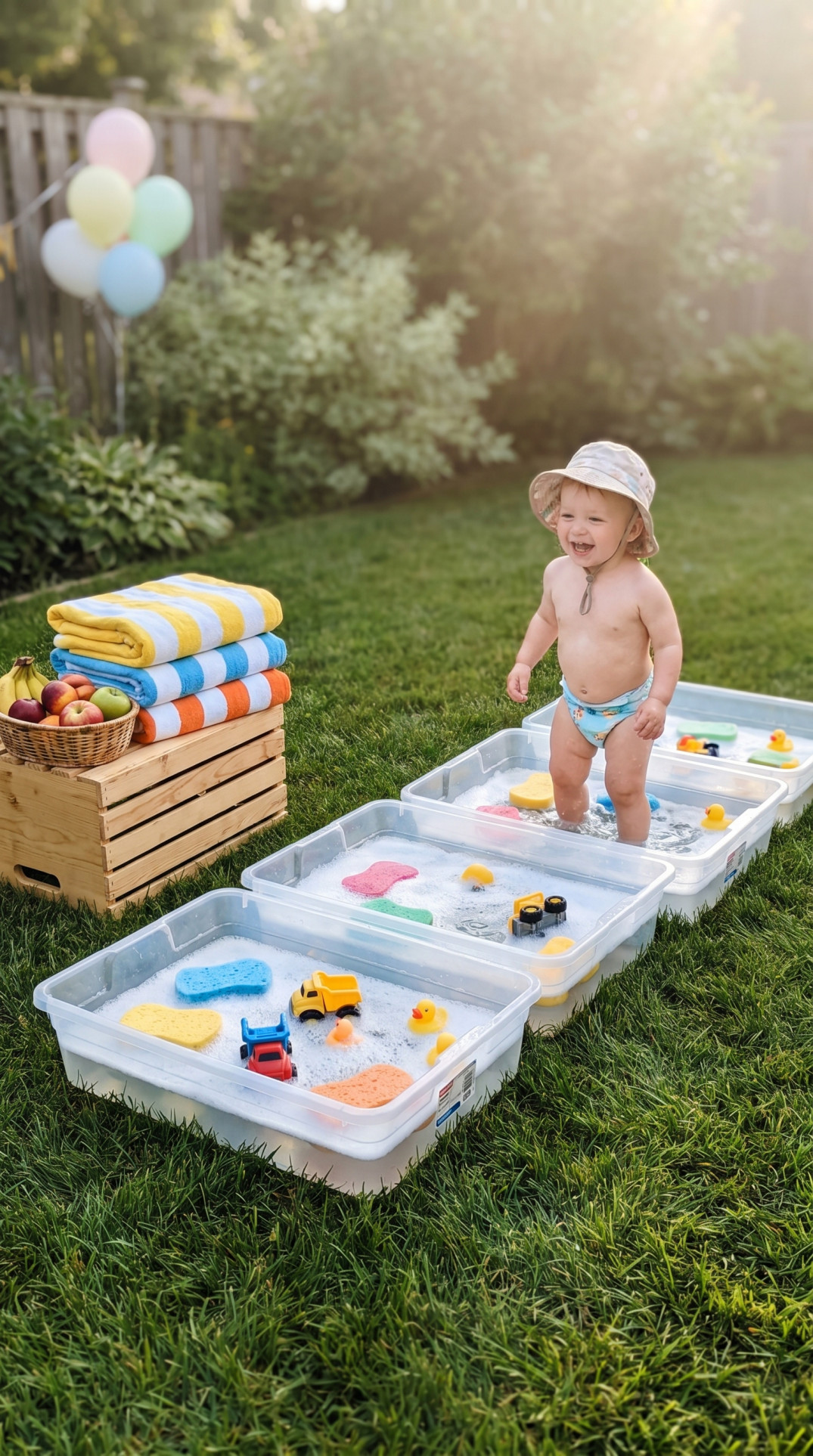 Outdoor Toddler Birthday Splash Party