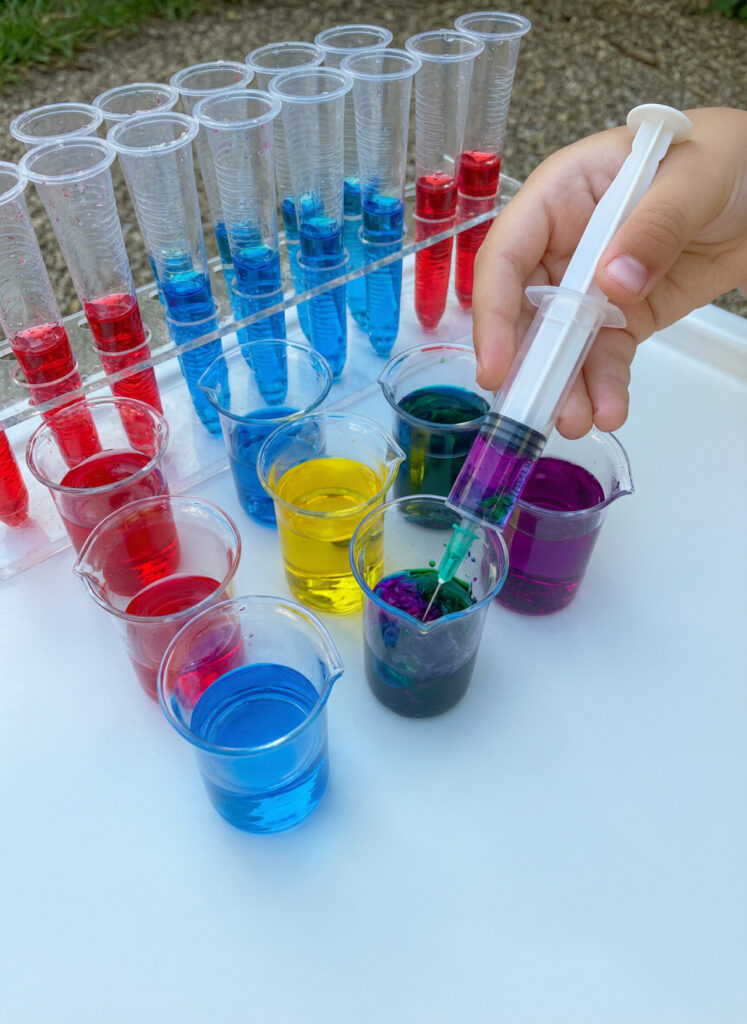 Colour-Mixing Water Lab