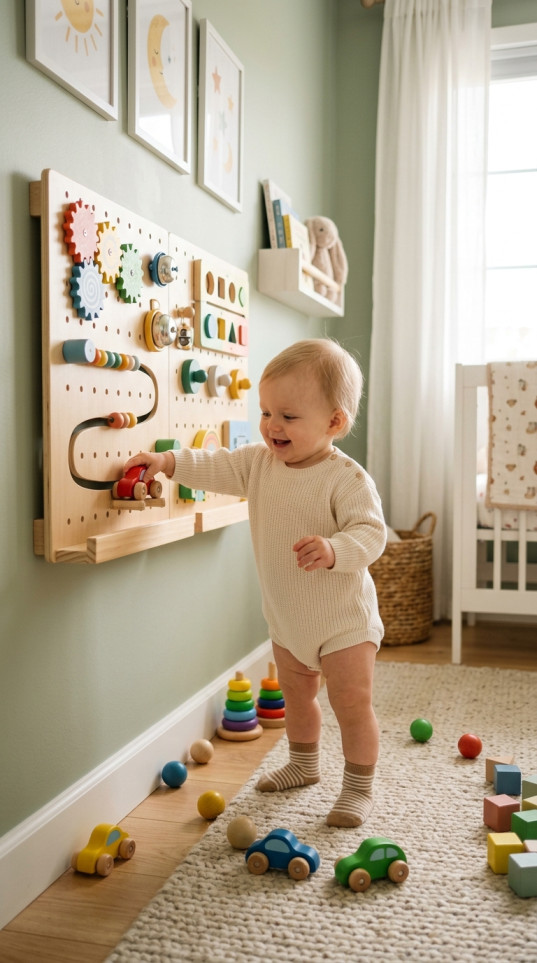 Wooden Activity Wall