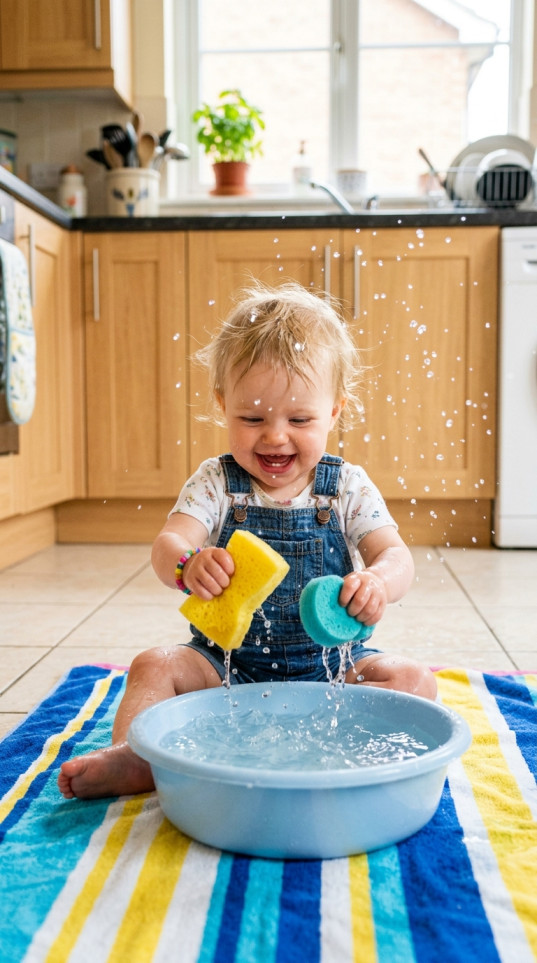 Kitchen Sponge Water Play