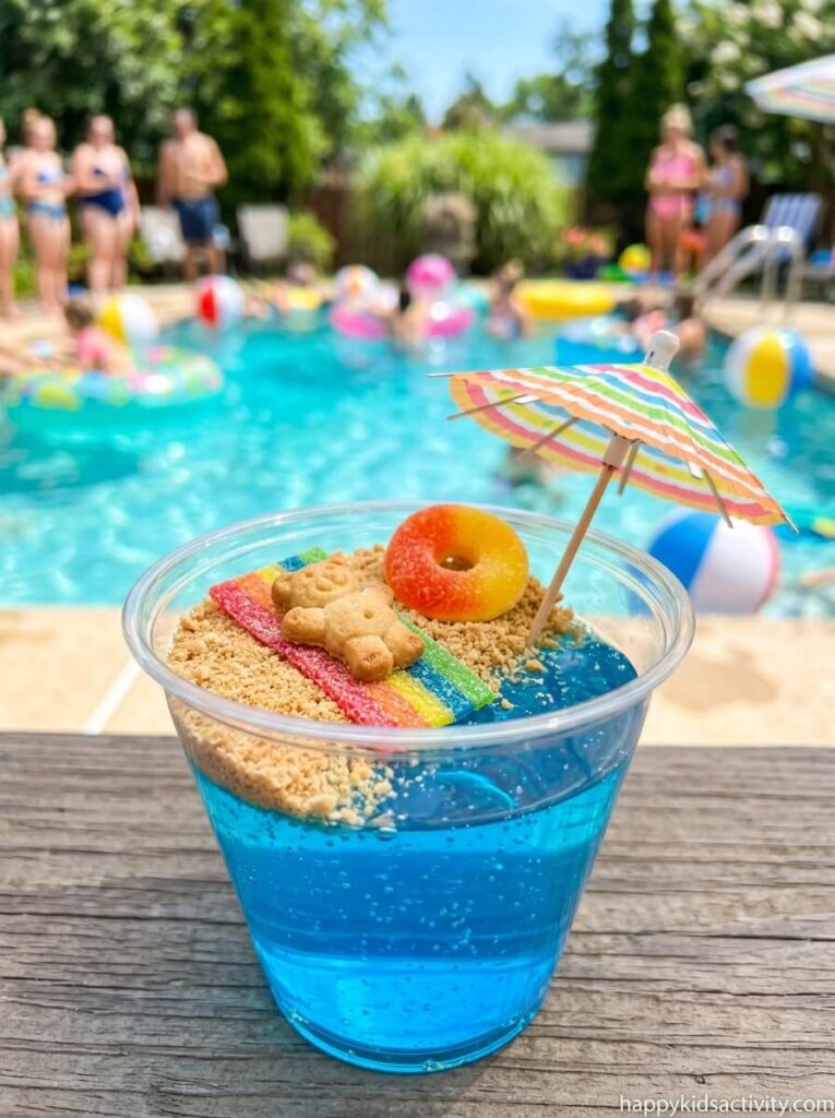 Pool Party Jello Cups