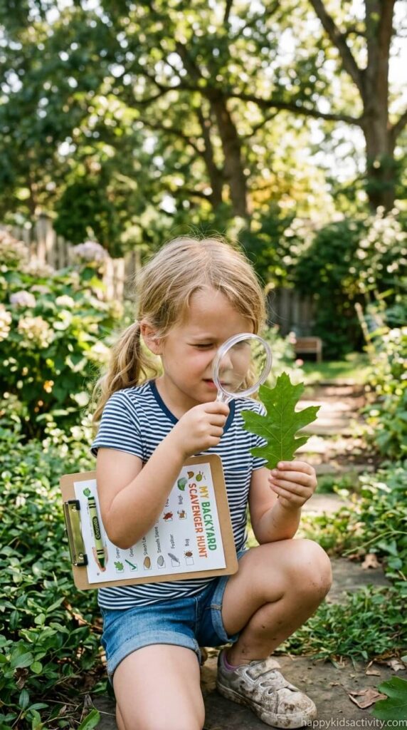 Backyard Summer Scavenger Hunt