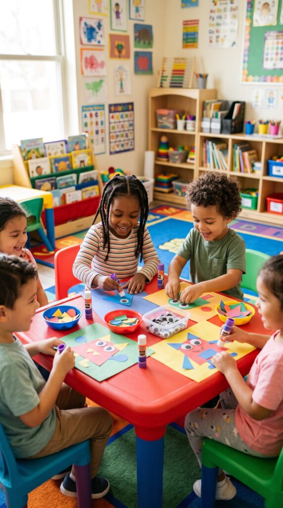 Preschool-Inspired Easy Craft Corner