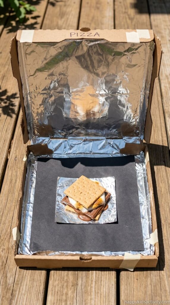Solar Oven: Making S’mores with a Pizza Box