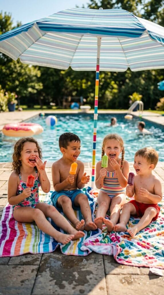Poolside Popsicle Break Challenge