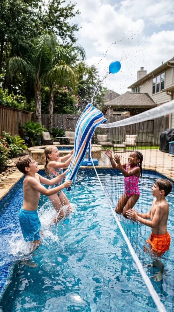Water Balloon Volleyball