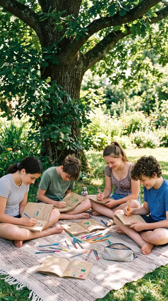 Teens and Tweens Journaling Art Lab