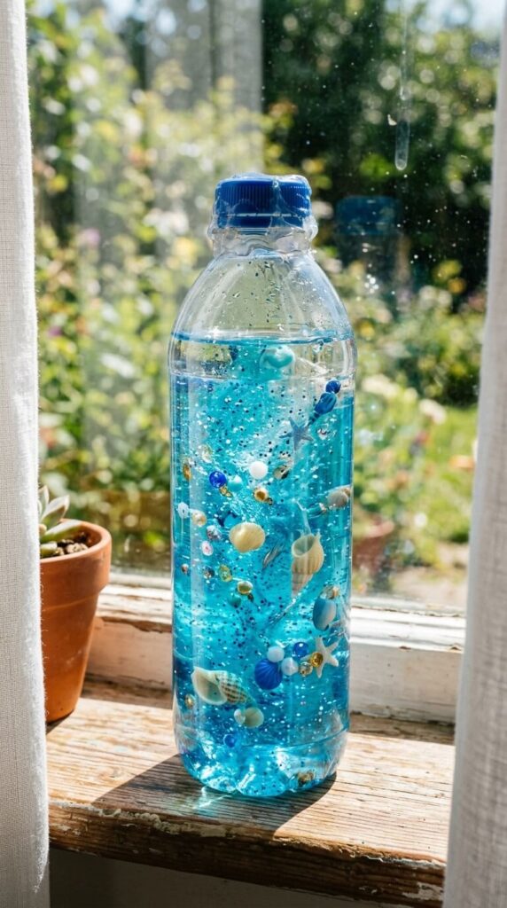 Ocean in a Bottle Sensory Jar