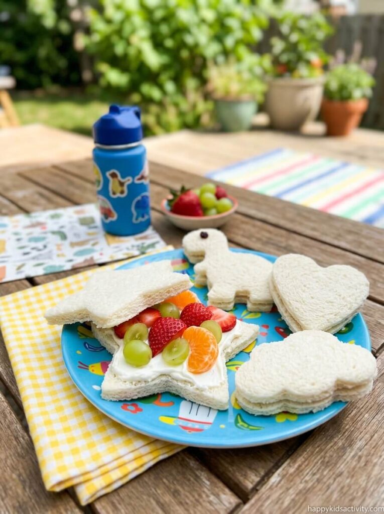 Fresh Fruit Cream Cheese Sandwiches