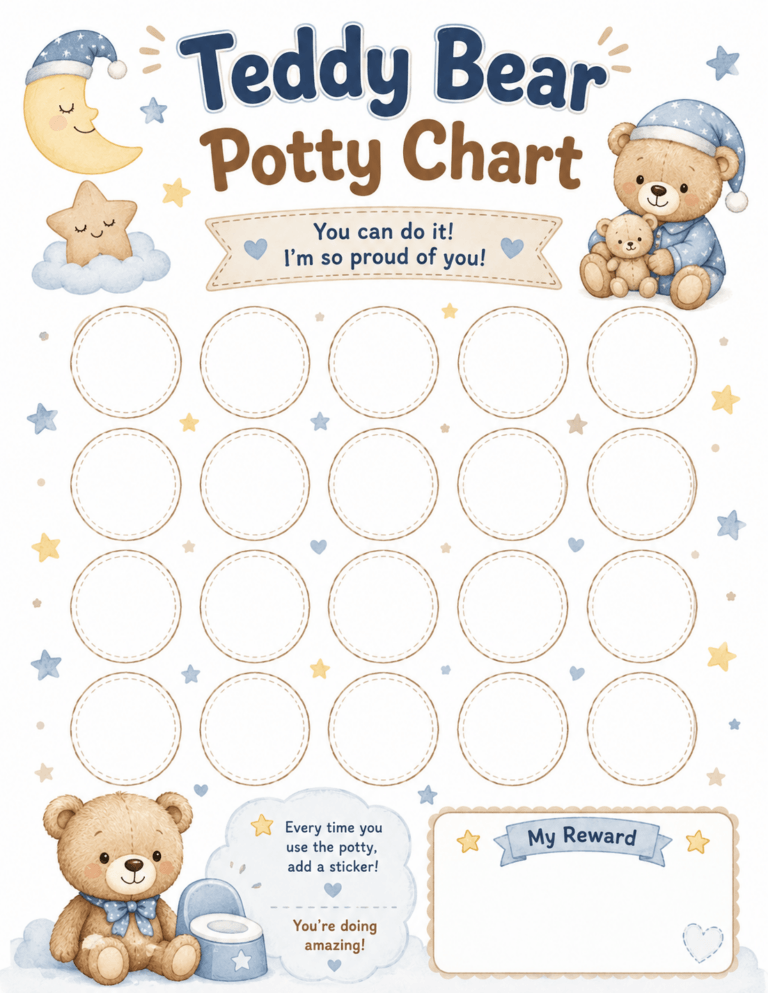 Teddy Bear Reward Chart