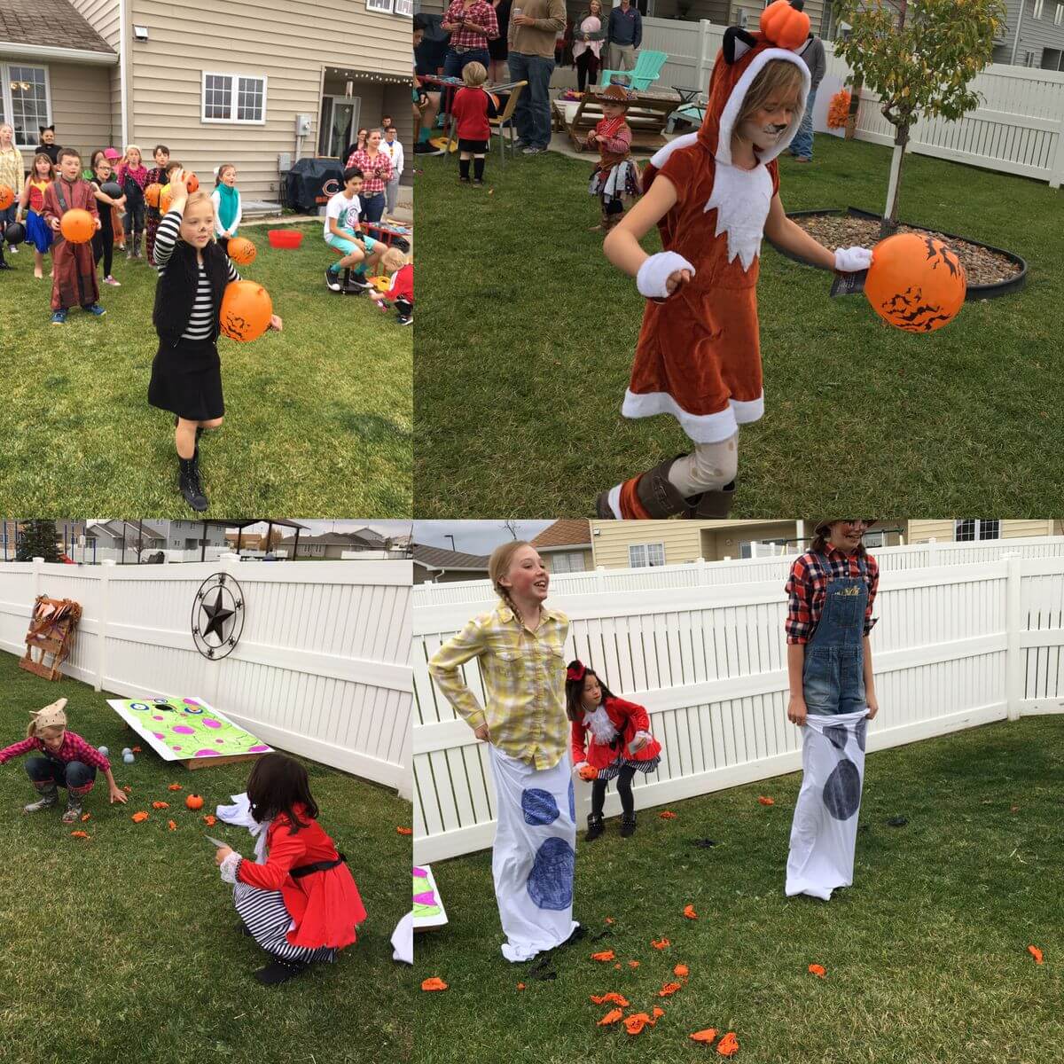Pumpkin Sack Races