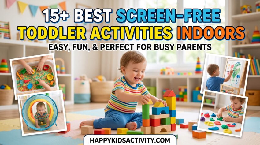 Best Screen Free Toddler Activities