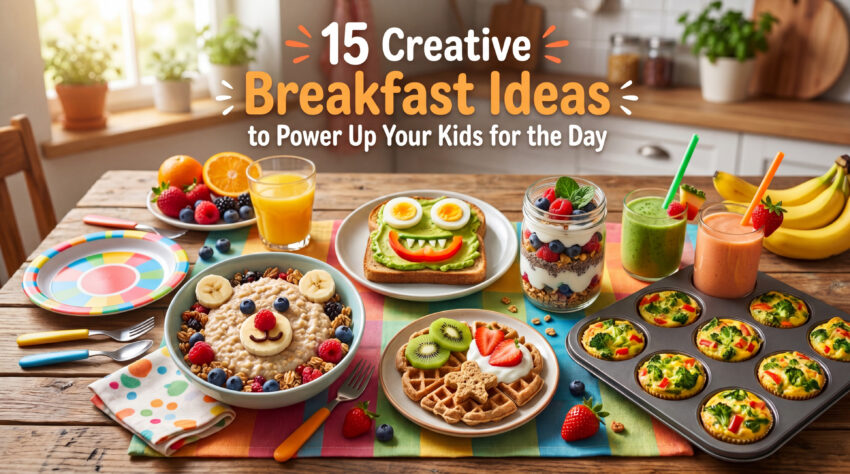 Creative Breakfast Ideas to Power Up Your Kids