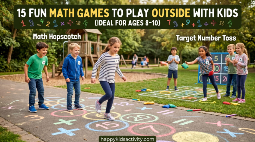 Fun Math Games to Play Outside With Kids
